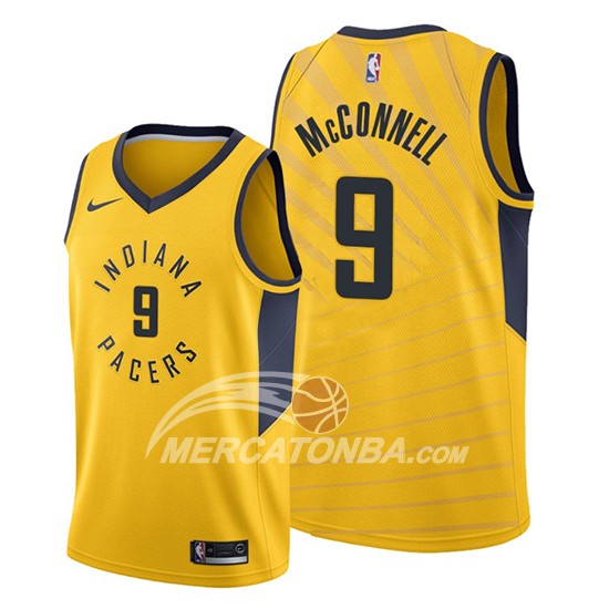Maglia Indiana Pacers T.j. Mcconnell Statement 2019-20 Or